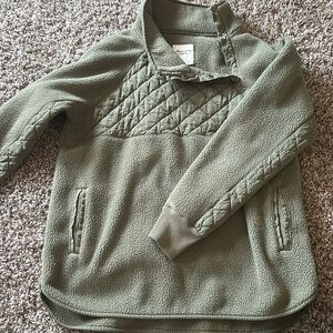 Olive green pull over